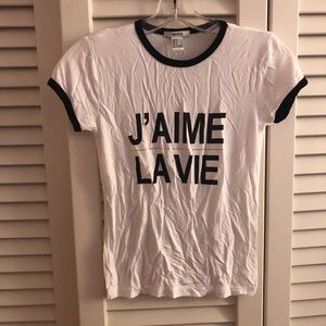 J’amie La Vie white tshirt